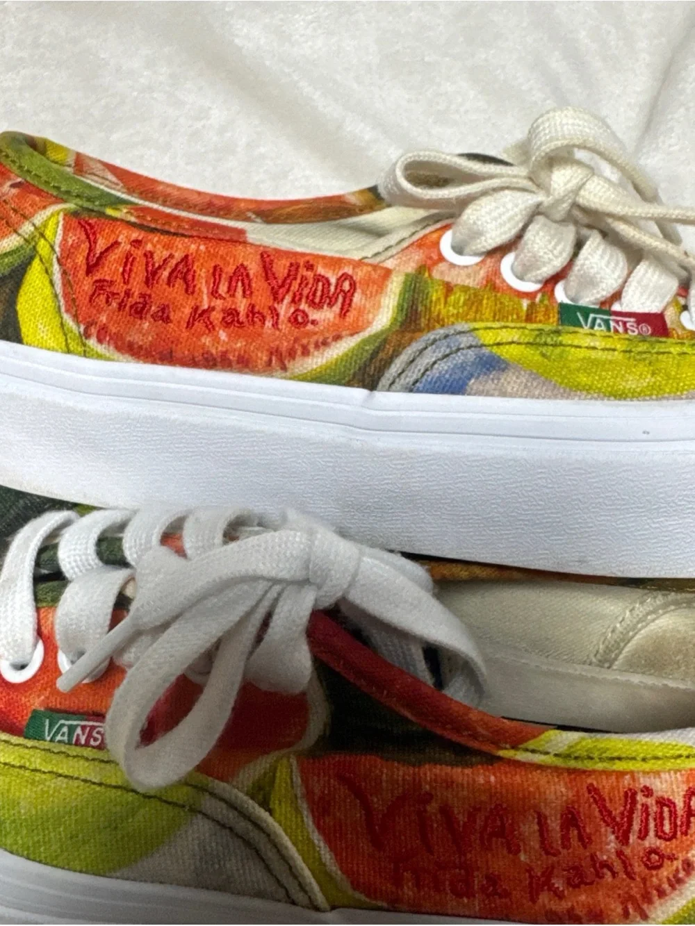 Size 8- Frida Kahlo x Vans OG Authentic LX Watermelon